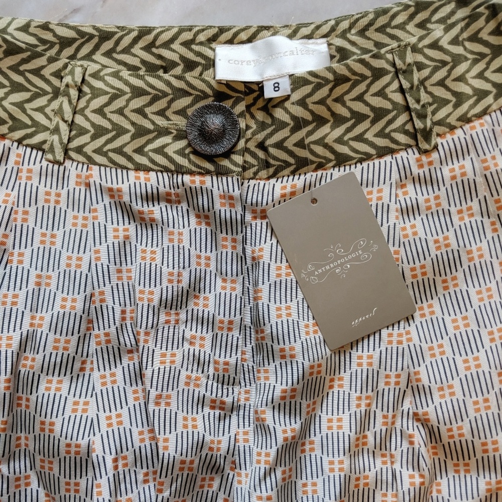 Anthropologie Corey Lynn Calter Boho Silk Shorts 8 - Picture 4 of 4